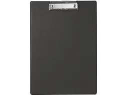 Klemplaat PP A4 Zwart
