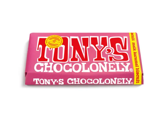 Chocolade Tony's Chocolonely Melk karamel biscuit 180gr