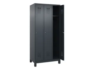 locker,HxBxD 1950x900x500mm,3vak,vak B 300mm,cil.-slot,voeten - 2