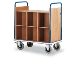 Dossierwagen 200kg 1230x1100x650mm 980x610mm 2x6 Vakken