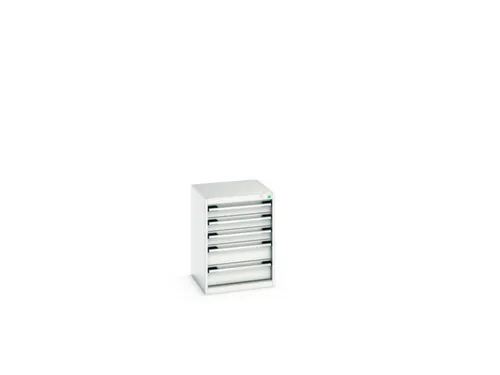 ladekast HxBxD 700x525x525mm 5laden romp RAL7035 front RAL7035