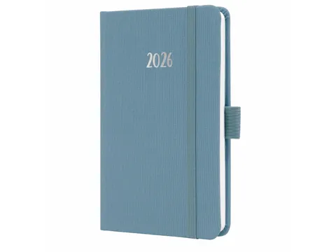 Weekagenda Feel A6 2026 (NL/FR/EN/DU) Powder Blue Hardcover