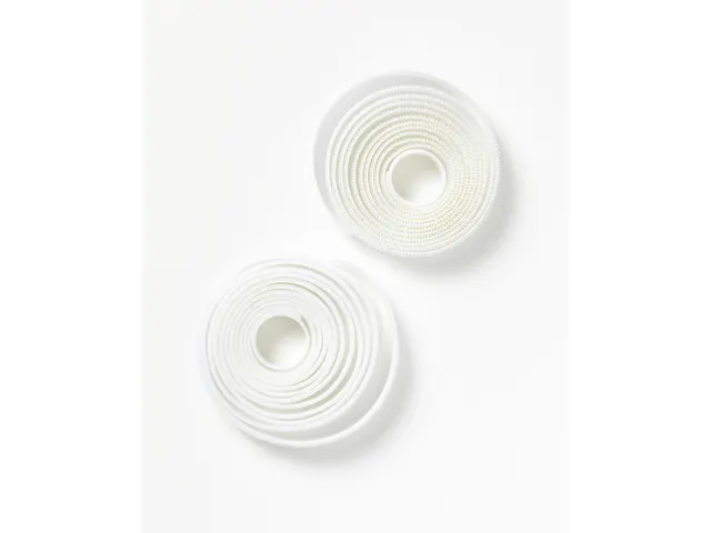 Klittenband Folia 20mmx2m wit 2 rollen