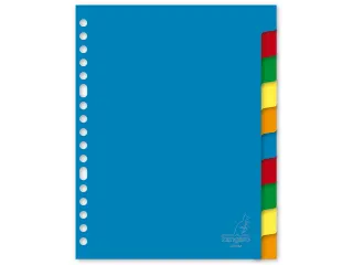 Tabblad Kangaro A5 blanco PP 120 micron assorti 17-gaats 10-delig - 1