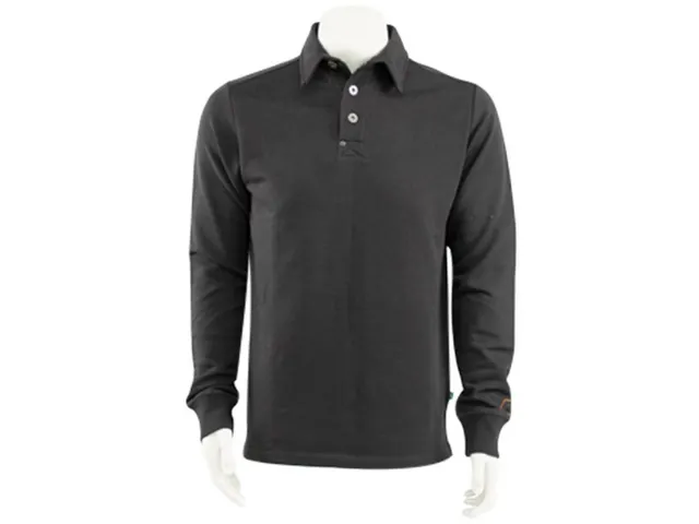 T'riffic Solid Circulair polosweater, antraciet, maat 2XS, per stuk