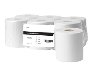Poetsrol midi recycled tissue 1-laags - 1