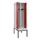 locker met bank,voor scheiding van kleding,HxBxD 2120x600x815mm,2vak