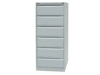 fichekast,HxBxD 1321x568x622mm,twee banen,6lade(n),romp lichtgrijs - 4