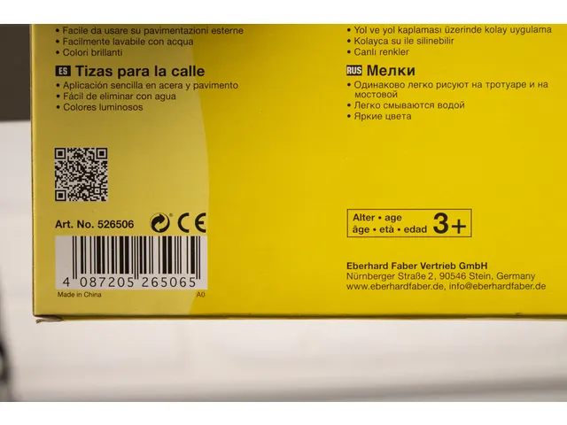 Stoepkrijt Eberhard Faber 6 kleuren