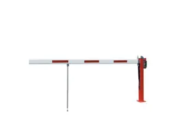 Slagboom Met Gasdrukveer Breedte 4M Met Pendelsteun Verzinkt Wit/rood