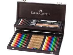 Kleurpotloden Faber-Castell Art&Graphic Compendium mahoniebox