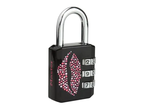 Hangslot Masterlock 3-cijfer combinatie 30mm Kus patroon