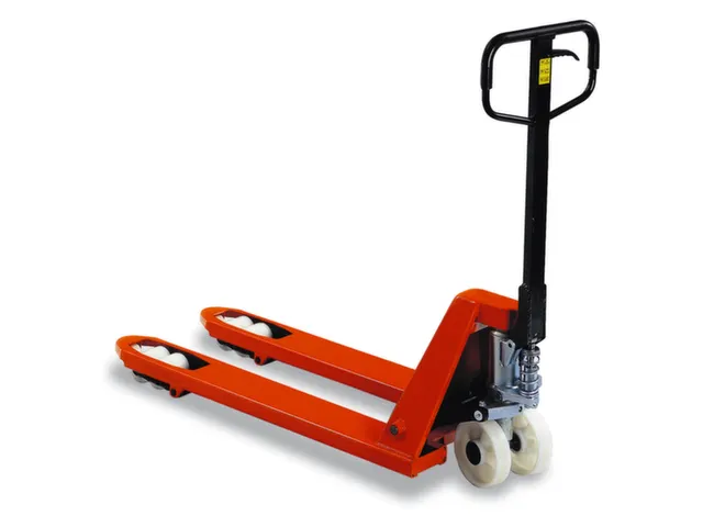 Palletwagen 2.5t Zwenk-/vorkwielen Nylon Dubbel Vorklengte 810mm