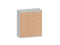 hangmappenkast 1150x1000x430mm 3hangmappenframes Onyx+ Beuken