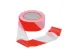 OUTLET Ruban d'avertissement 50mmx100m Rouge/Blanc 36 Rouleaux