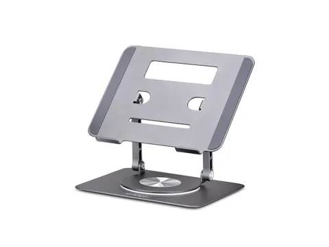 Draaibare Laptopstandaard Zilver tot 5kg Laptops