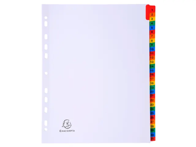 Tabblad Karton 160 Gram A4 + index 31 tabs wit