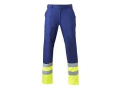 Havep 8397 werkbroek, fluo geel/marineblauw, maat 64, per stuk