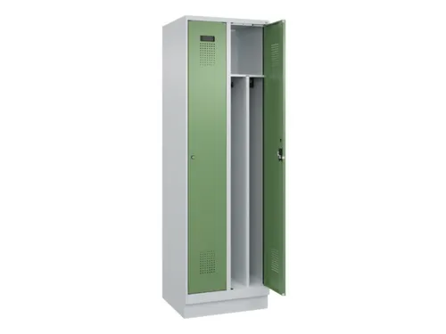 locker voor scheiding van kleding,HxBxD 1950x600x500mm,2vak