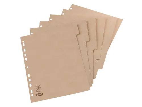 Tabbladen Oxford Touareg 11-gaats 6-delig naturel karton