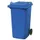 Vuilcontainer PE 240 liter HxBxD 1100x580x740mm met wielen blauw