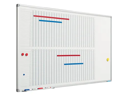 Smit Visual 53 weken planner softline profiel 8mm 60x120 cm