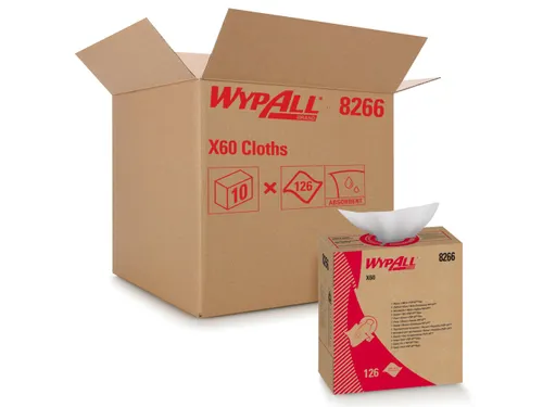 WypAll 8266 doek X60 Hydroknit 1-laags blauw 1260 Stuks