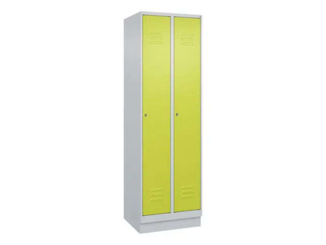 locker voor scheiding van kleding,HxBxD 1950x600x500mm,2vak
