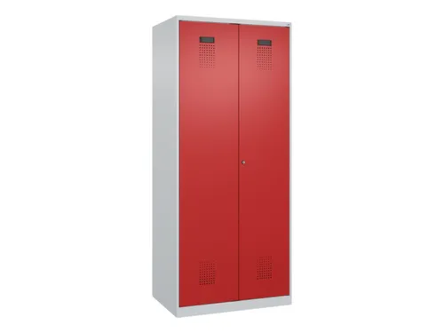 locker voor scheiding van kleding,HxBxD 1850x800x500mm,2vak