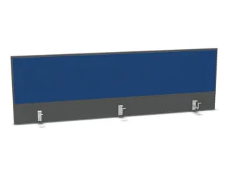 opzetpaneel bureau aanbouw achter MS-donkergrijs BN6016-blauw 1800mm - 1
