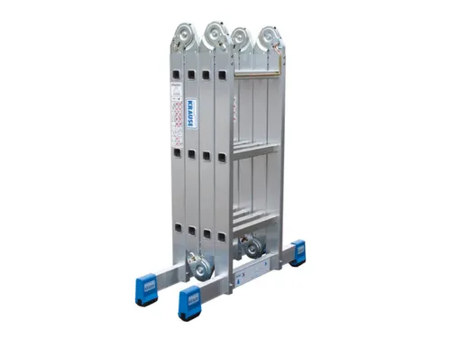 multifunctionele vouwladder,4x3,sporten,balk L 3,55m,aluminium