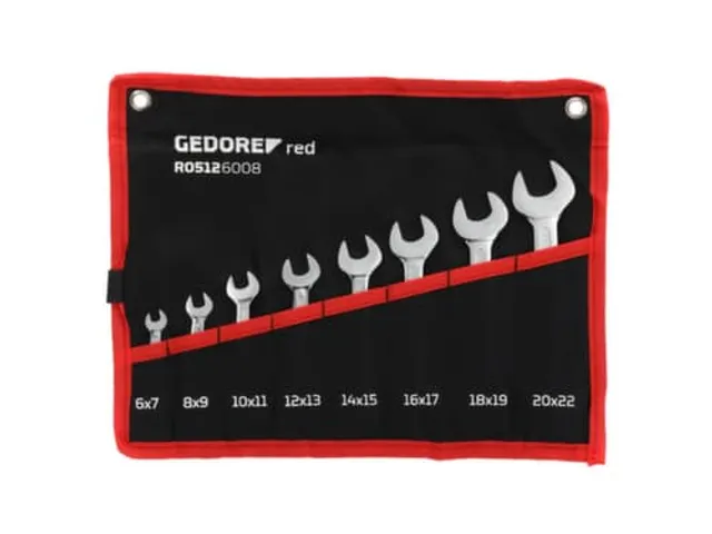 GEDORE R05126008 Dubbele steeksleutelset kort SW6-22mm 8stuks