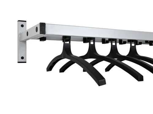 Wand Kapstok Vepa Bins Safe met 19 haken grijs