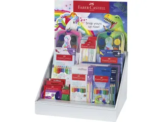 Display Faber-Castell Unicorn en Dino kleuren en verven 30-delig - 1