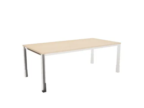 In hoogte verstelbaar bureau,HxBxD 720-840x2000x1000mm,NE-esdoorn