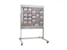 Planning combi mobile 1185x1495mm Tableau magnétique Blanc