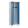 locker voor scheiding van kleding,HxBxD 1950x600x500mm,2vak