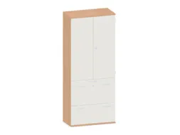 kantoorkast,HxBxD 1920x800x430mm,decor romp beuken,decor front wit