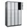 lockerkast,HxBxD 1850x1200x500mm,4x3vakken,vak B 300mm,cil.-slot