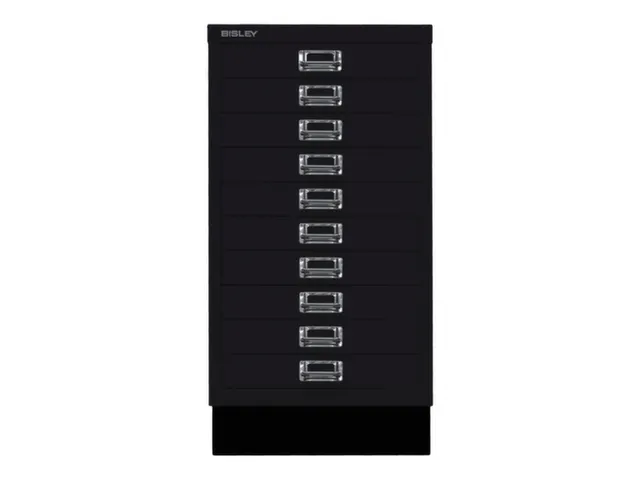 kantoor-ladekast HxBxD 670x349x432mm 10 laden romp + front zwart