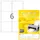 Etiketten universele labels A4 permanent 99,1x93,1mm Wit 600 stuks