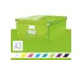 Opbergbox WOW Click & Store 369x200x482mm groen 85% gerecycled karton
