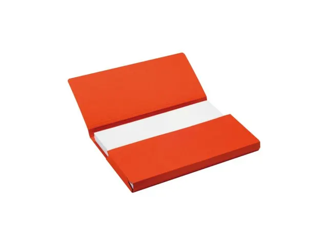 Pocketmap Secolor folio 100% gerecycled karton 250gr rood