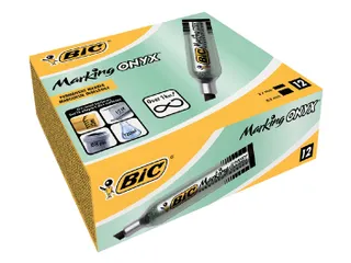 Viltstift Bic 1481 onyx schuin M zwart - 3