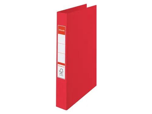 Ringband Esselte 2 rings O-mech A4 25mm Pp Rood