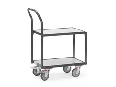 Esd-etageroller Met Duwbeugel 935400 250kg 605x405mm 2 Etages