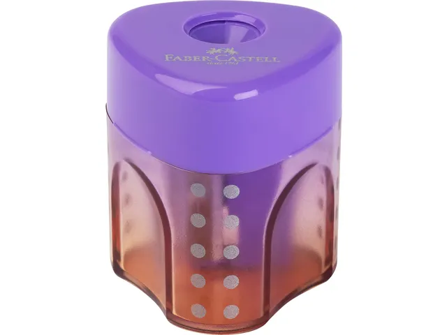 Taille-crayon Faber-Castel mini 1 trou Flow Edition présentoir 24 pcs