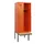 locker met bank,HxBxD 1950x600x815mm,2vak,vak B 300mm,draaigrendel