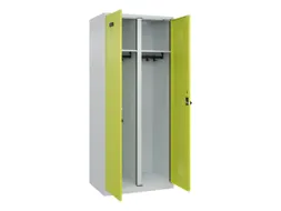 locker voor scheiding van kleding,HxBxD 1850x800x500mm,2vak