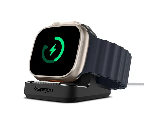 Spigen AMP05764 Apple Watch Standaard Zwart